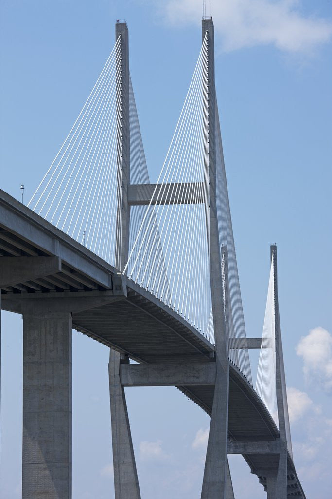 Detail of Sidney Lanier Bridge, Brunswick, Georgia by Anonymous
