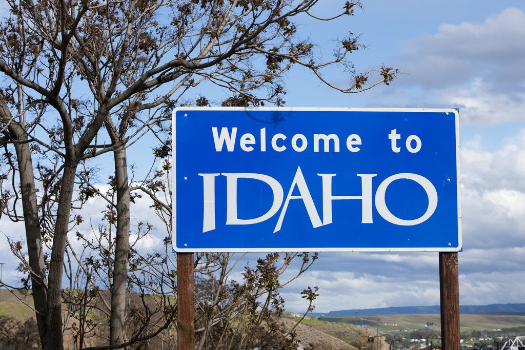 Detail of Welcome to Idaho Sign by Anonymous