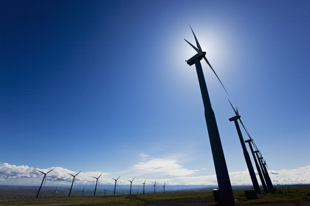 Detail of Windmills, Wallula, Washington by Anonymous