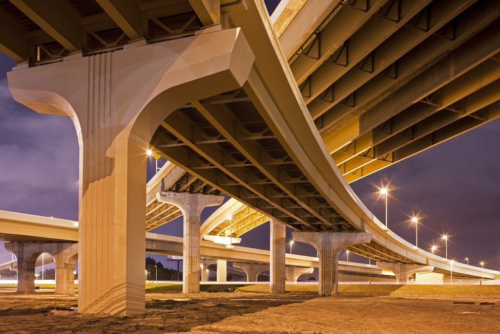 Detail of Highway Overpasses, Tampa, Florida by Anonymous