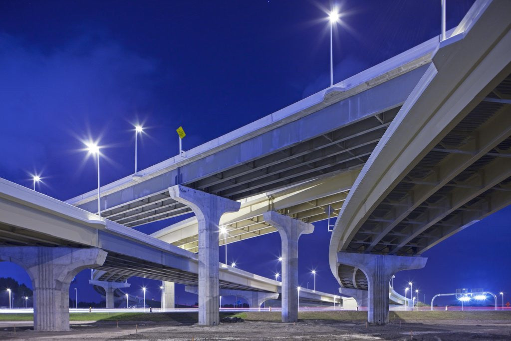 Detail of Highway Overpasses, Tampa, Florida by Anonymous