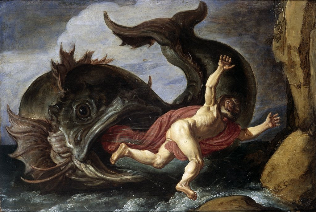 Detail of Jonah and the Whale by Anonymous