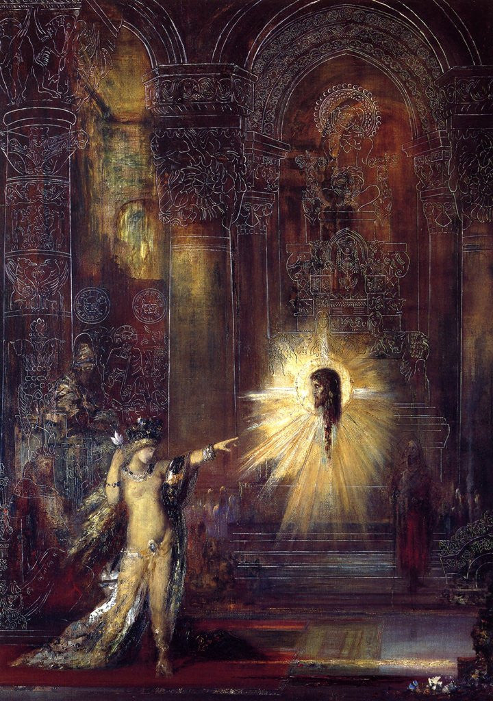 Detail of The Apparition by Gustave Moreau