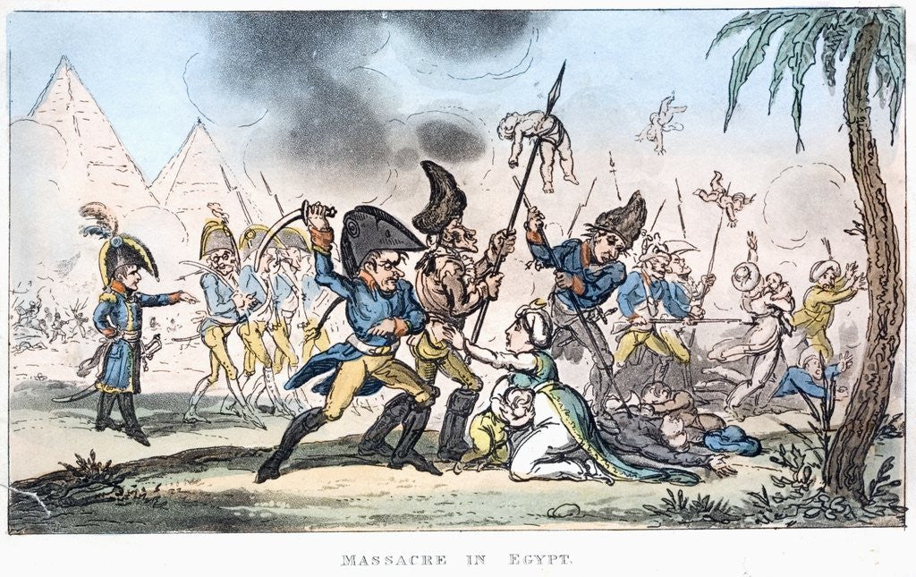 Detail of Massacre in Egypt by George Cruikshank