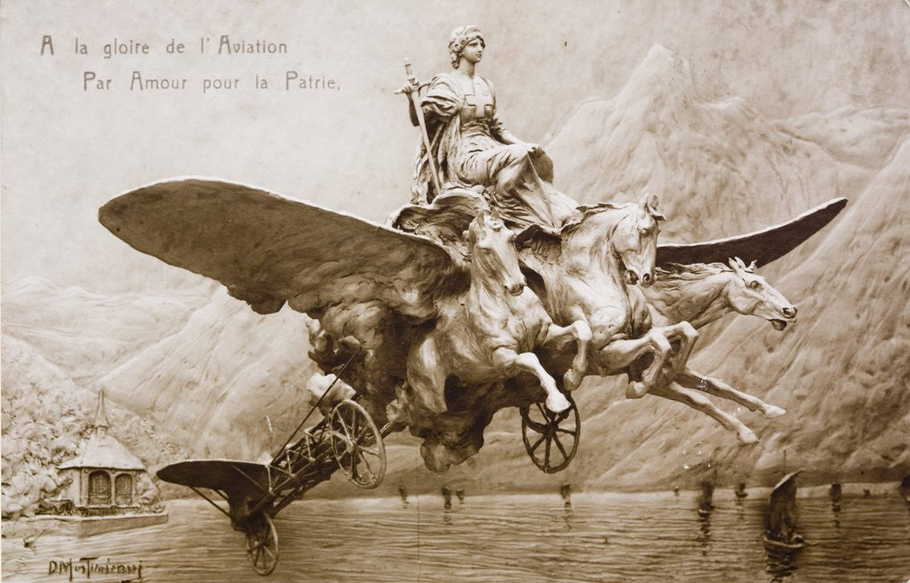 Detail of The Glory of Aviation by Anonymous