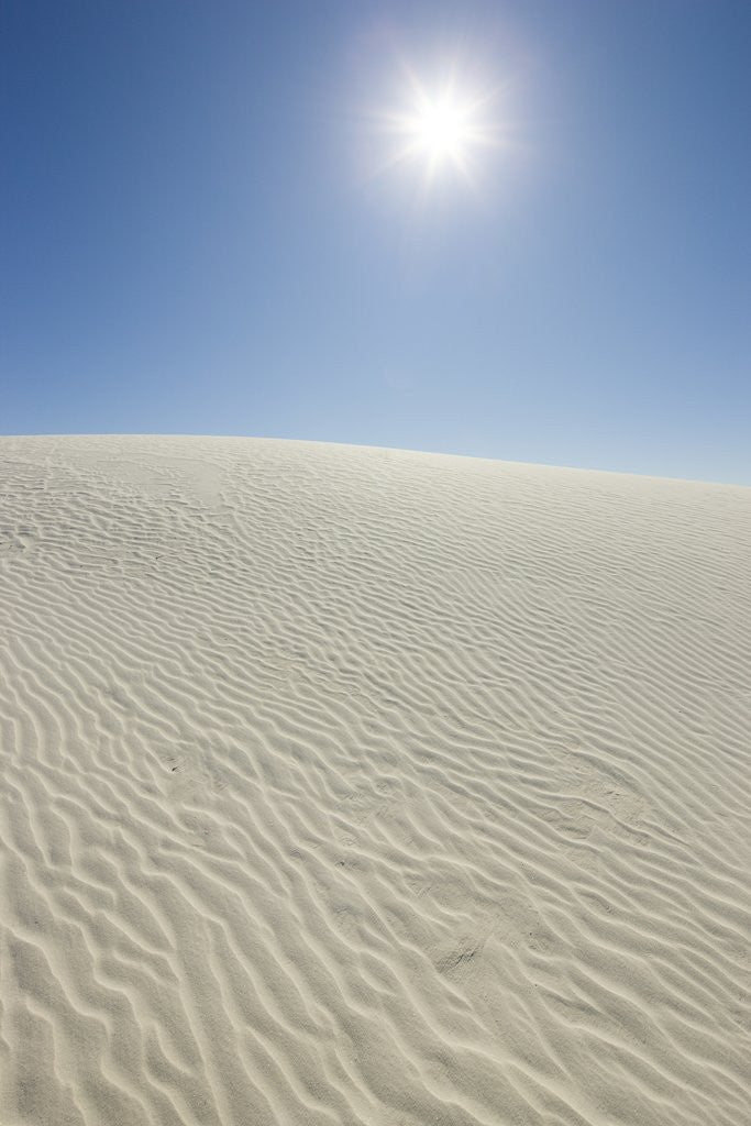 Detail of Sun in White Sands National Monument by Anonymous