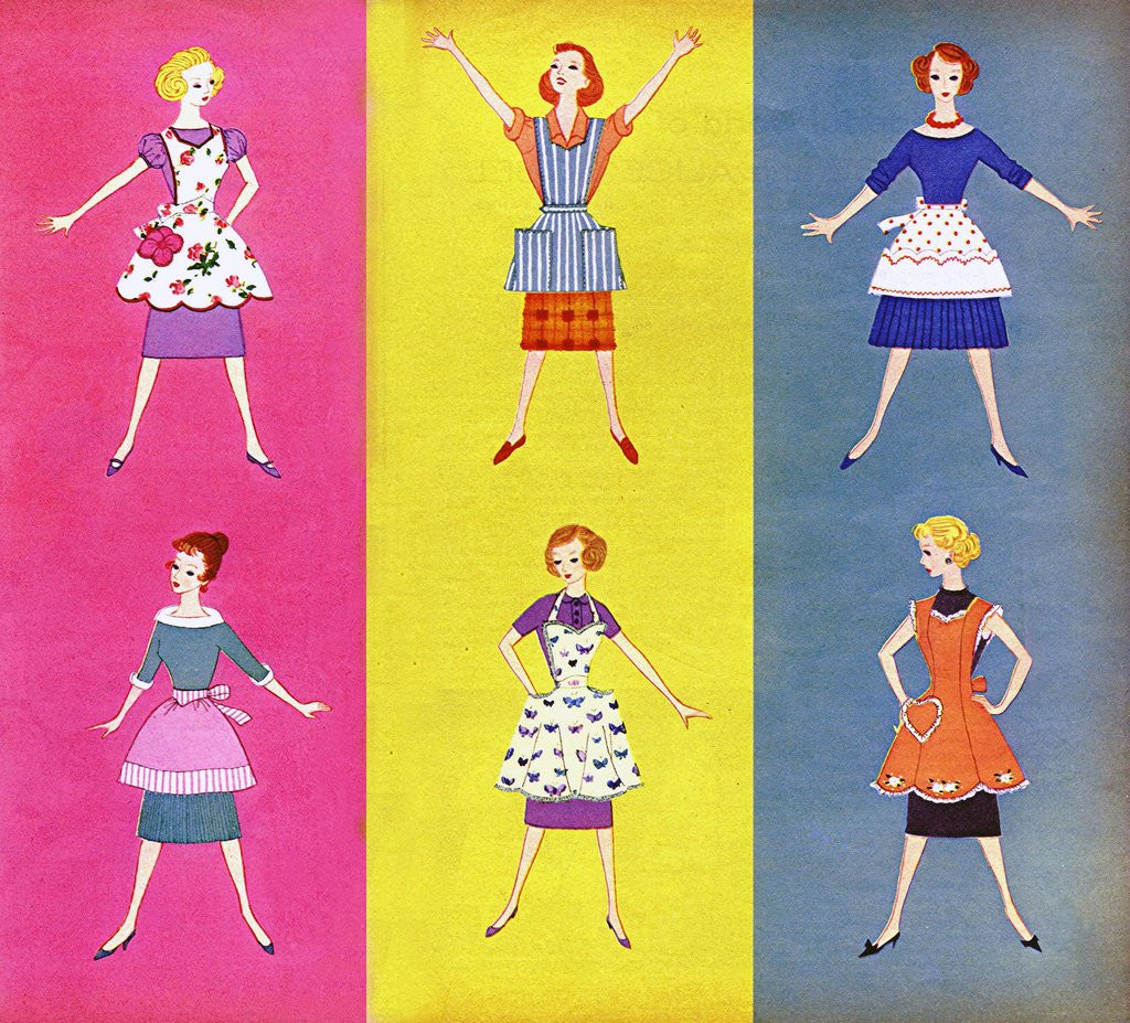 Detail of Six 1950s housewives by Anonymous
