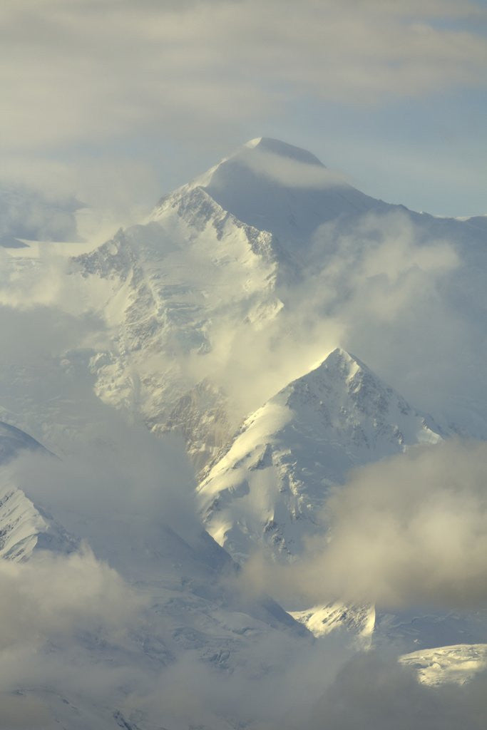 Detail of Cumulus clouds around Mt.McKinley by Anonymous