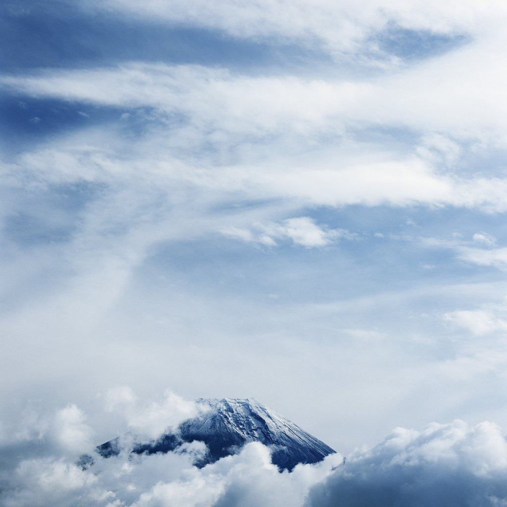 Detail of Clouds above Mount Fuji by Corbis