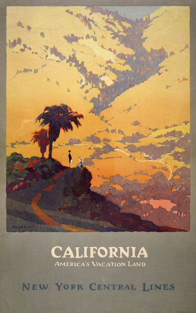 Detail of California poster by Anonymous