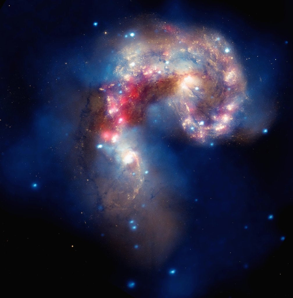 Detail of Antennae galaxies by Corbis