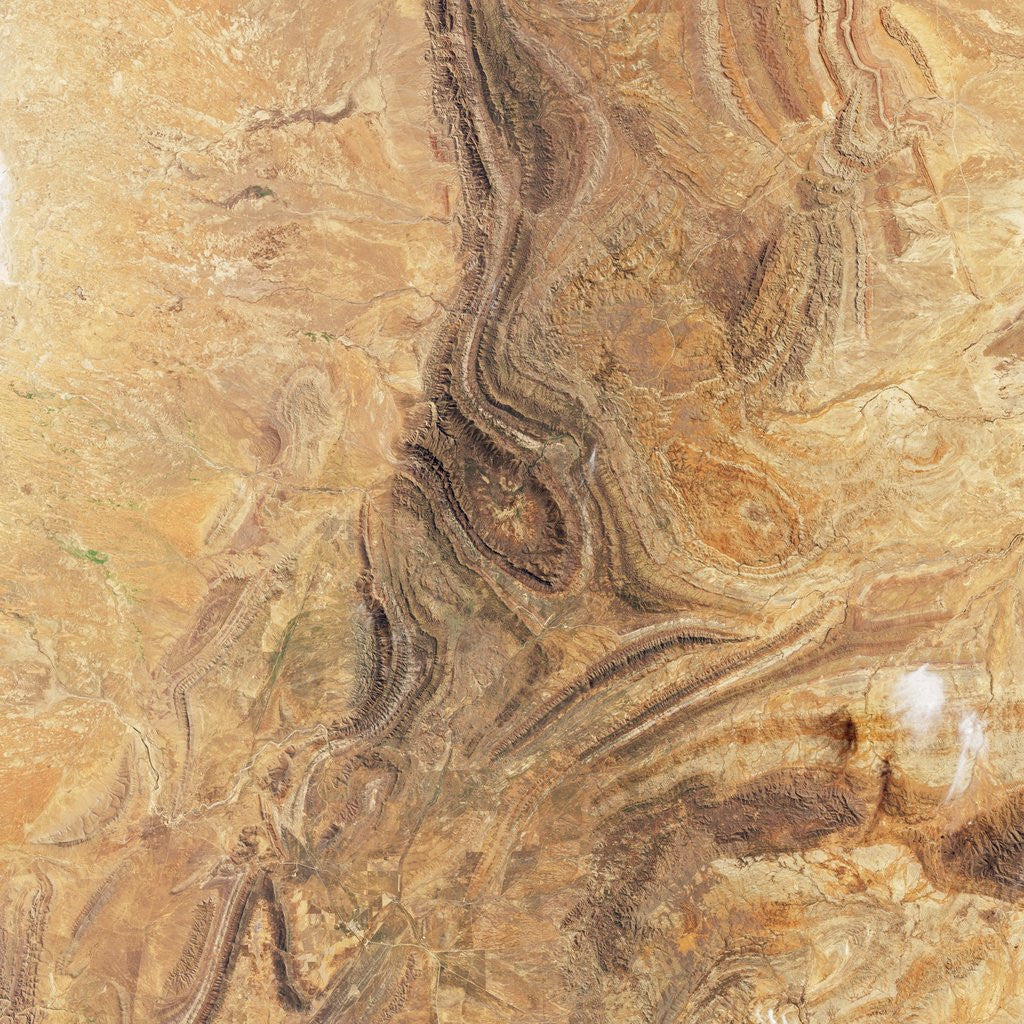 Detail of Wilpena Pound in South Australia by Anonymous