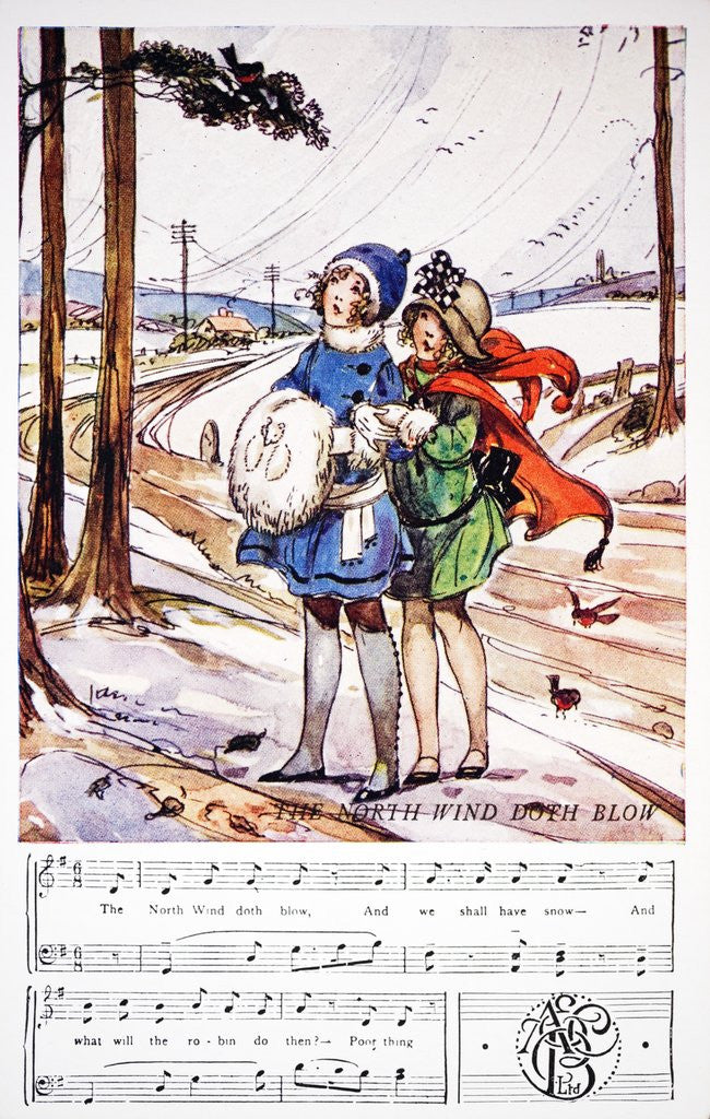 Detail of The North wind shall blow by Anonymous