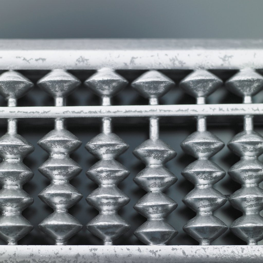 Detail of Part of abacus by Anonymous