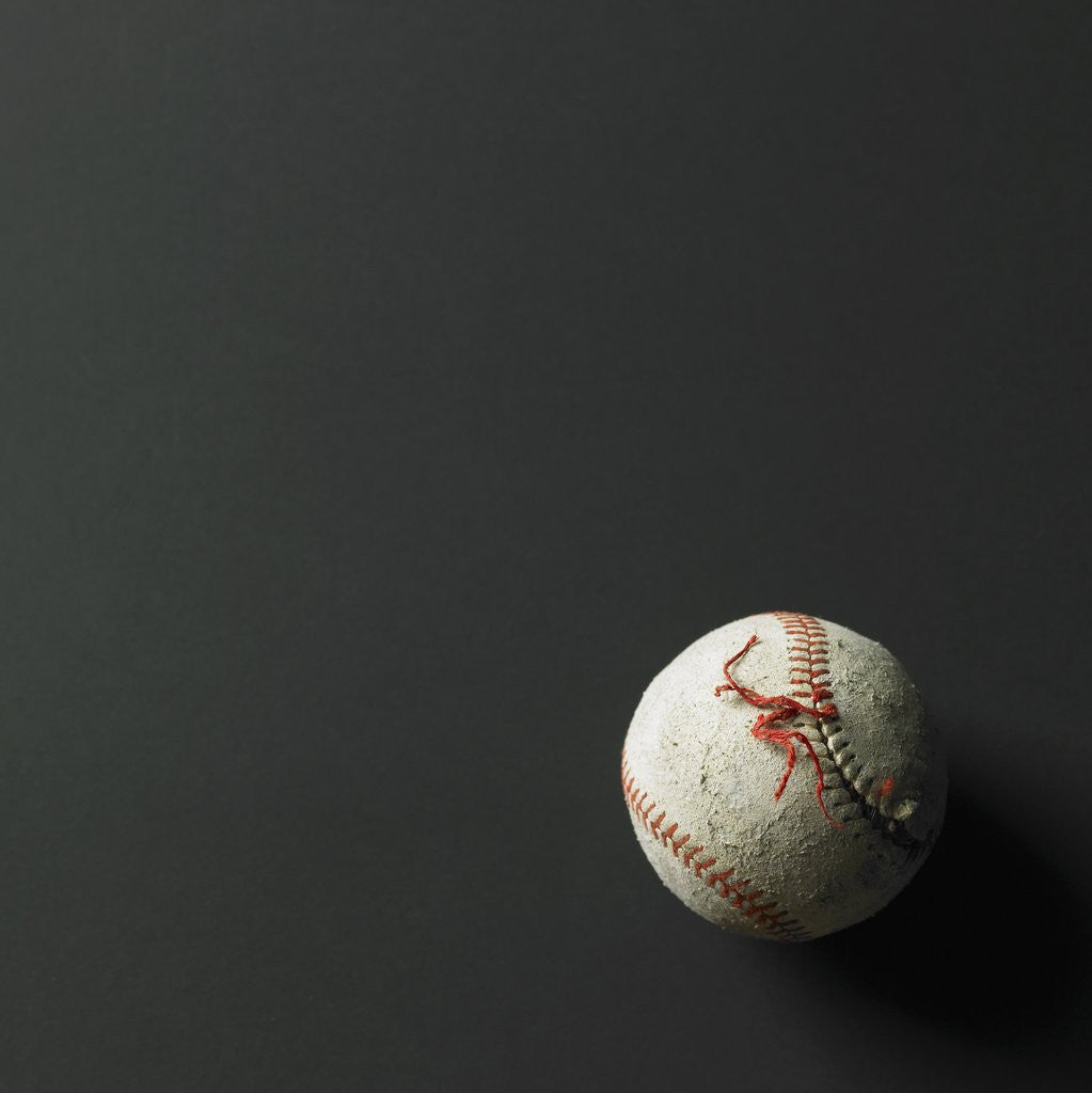Detail of A baseball by Anonymous