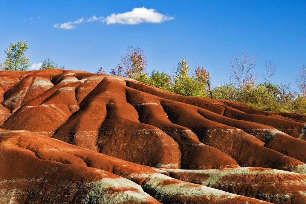 Detail of Cheltenham Badlands near Inglewood, Ontario by Anonymous