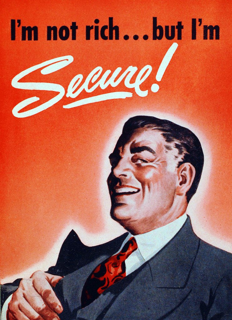 Detail of Financially secure man by Anonymous