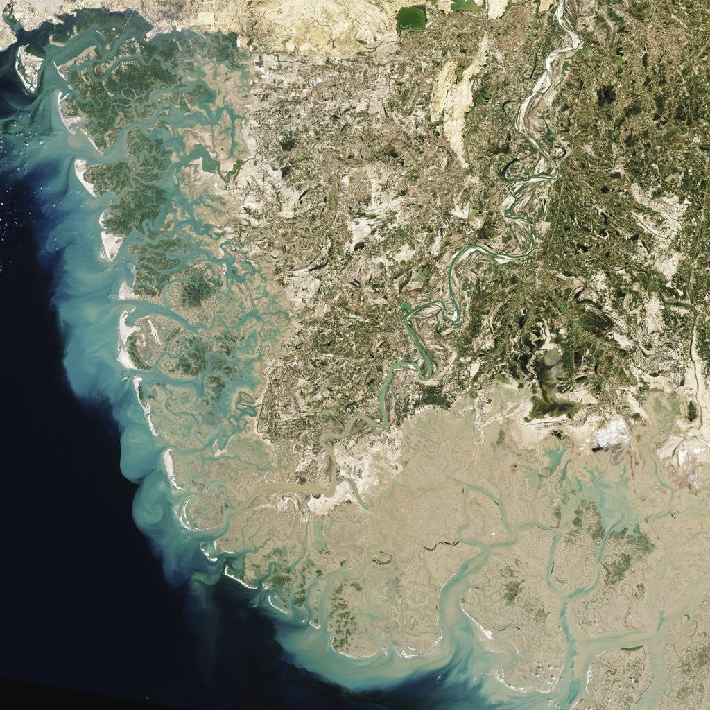 Detail of Indus River, Pakistan by Anonymous