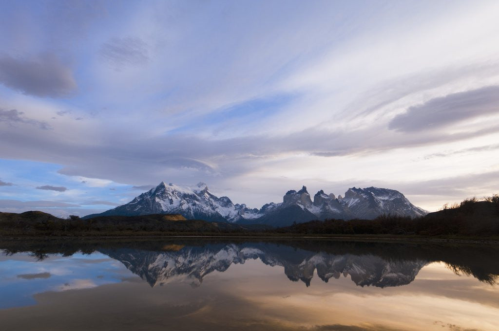 Detail of Lago Pehoe, Torres del Paine National Park, Patagonia, Chile. by Corbis