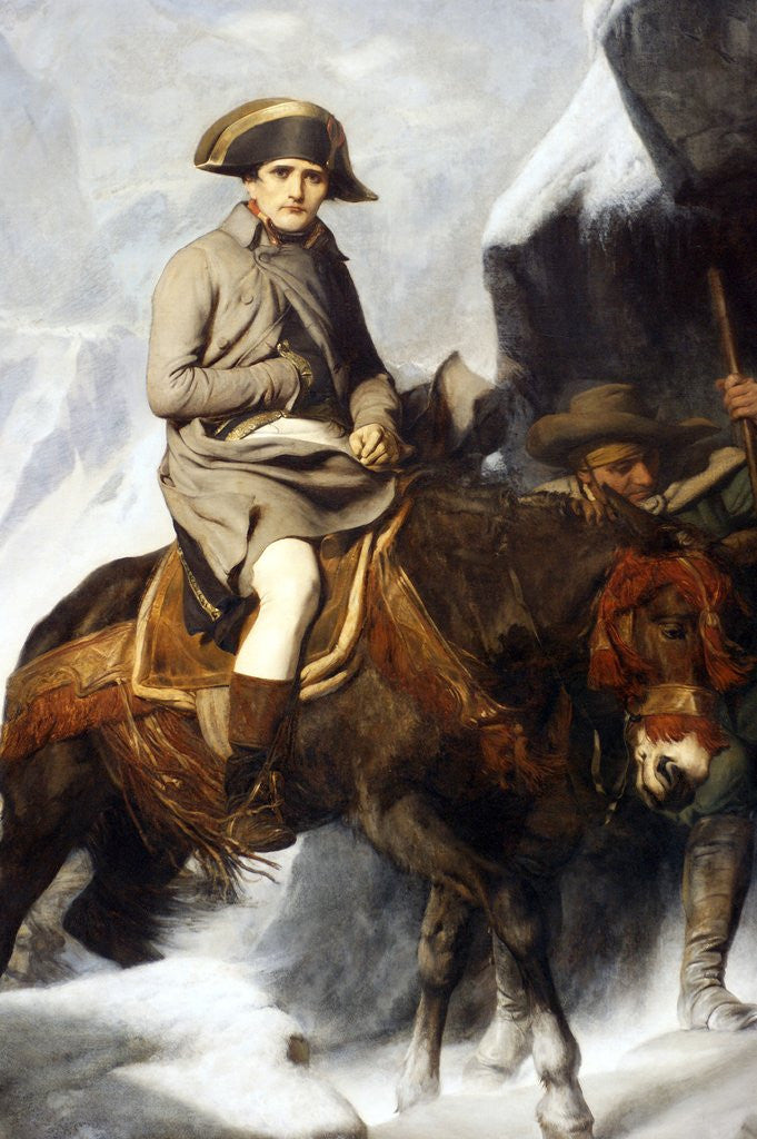 Detail of Napoleon Bonaparte Crossing the Alps in 1800 by School of Paul Delaroche