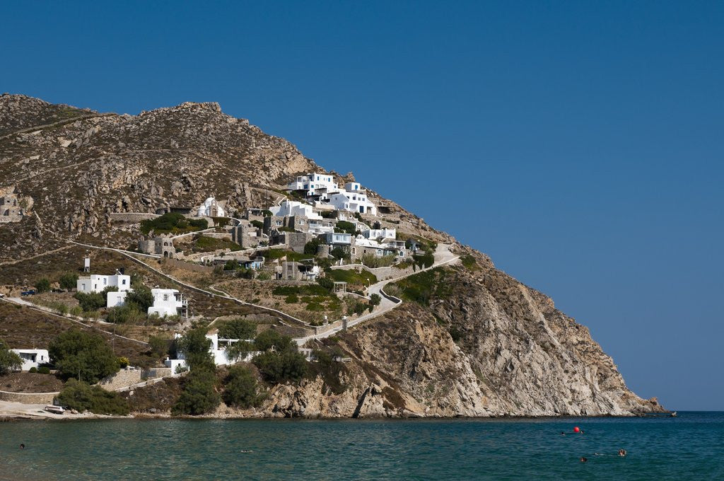 Detail of Elia Beach, Mykonos, Cyclades, Greece. by Anonymous