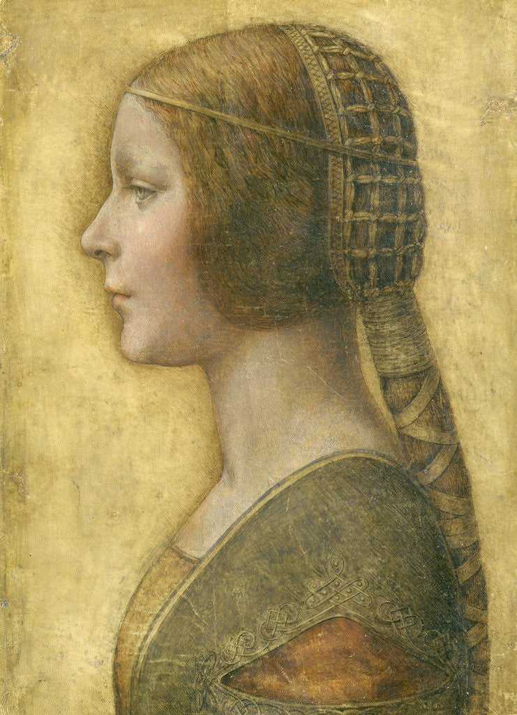 Detail of La Bella Principessa by Leonardo da Vinci