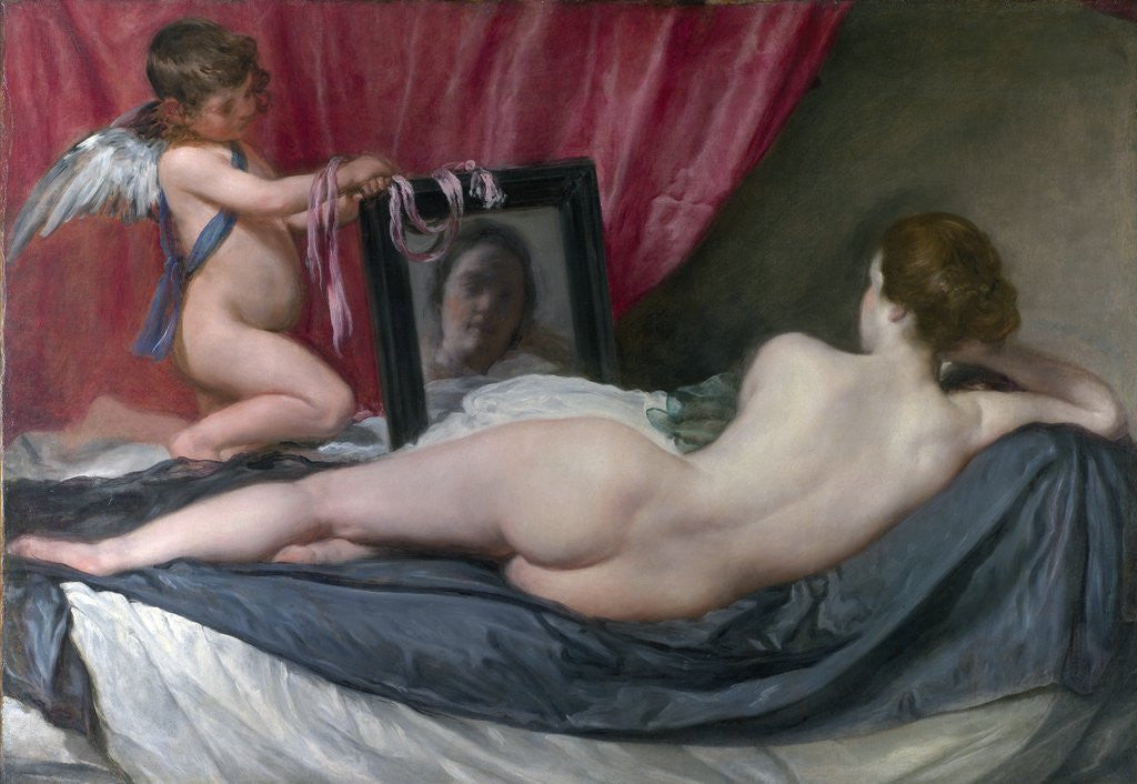 Detail of The Rokeby Venus by Diego Velazquez