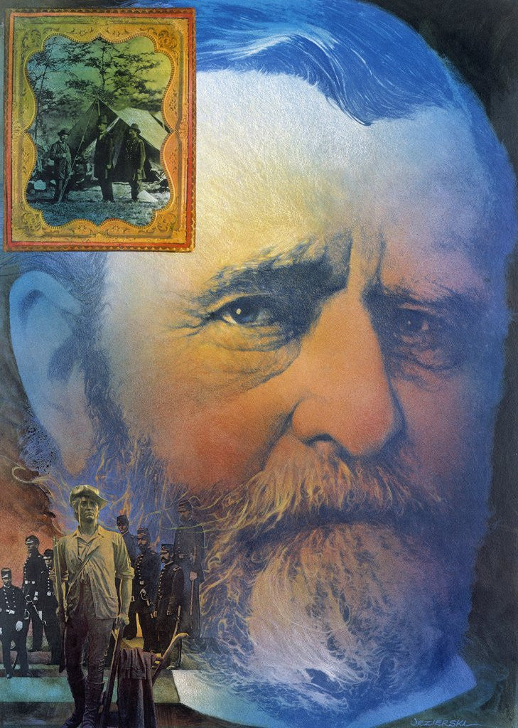Detail of President Ulysses S. Grant by Anonymous