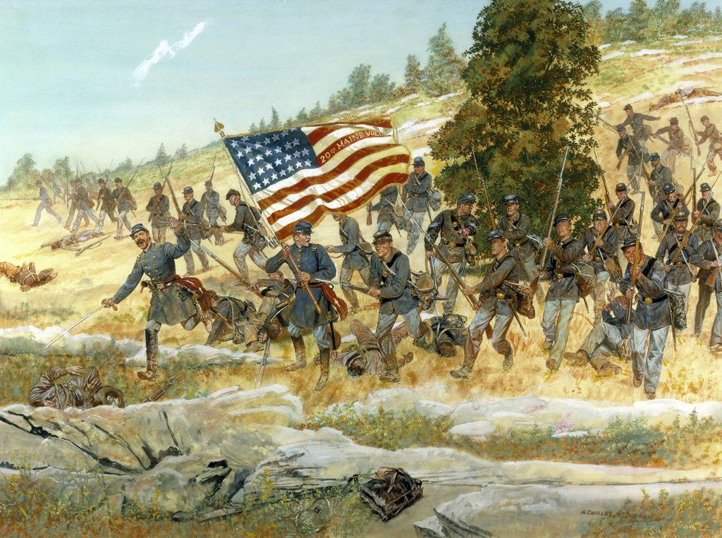Detail of The Battle of Gettysburg by Anonymous