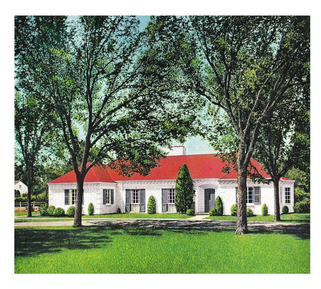 Detail of American house by Anonymous