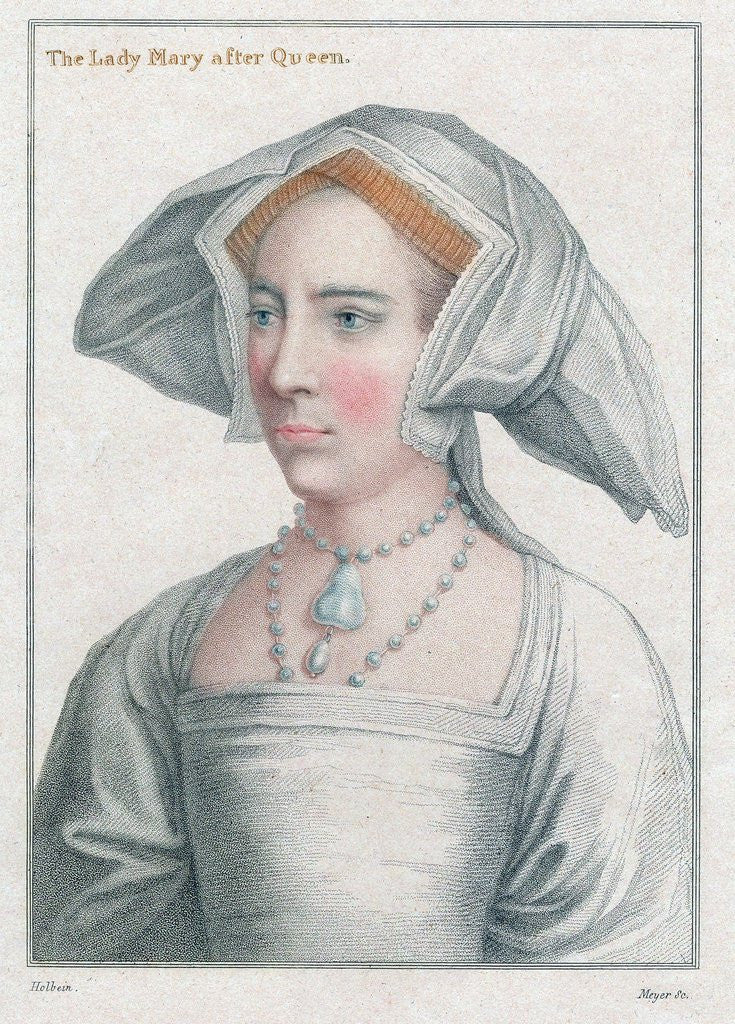Detail of Mary Tudor by Anonymous