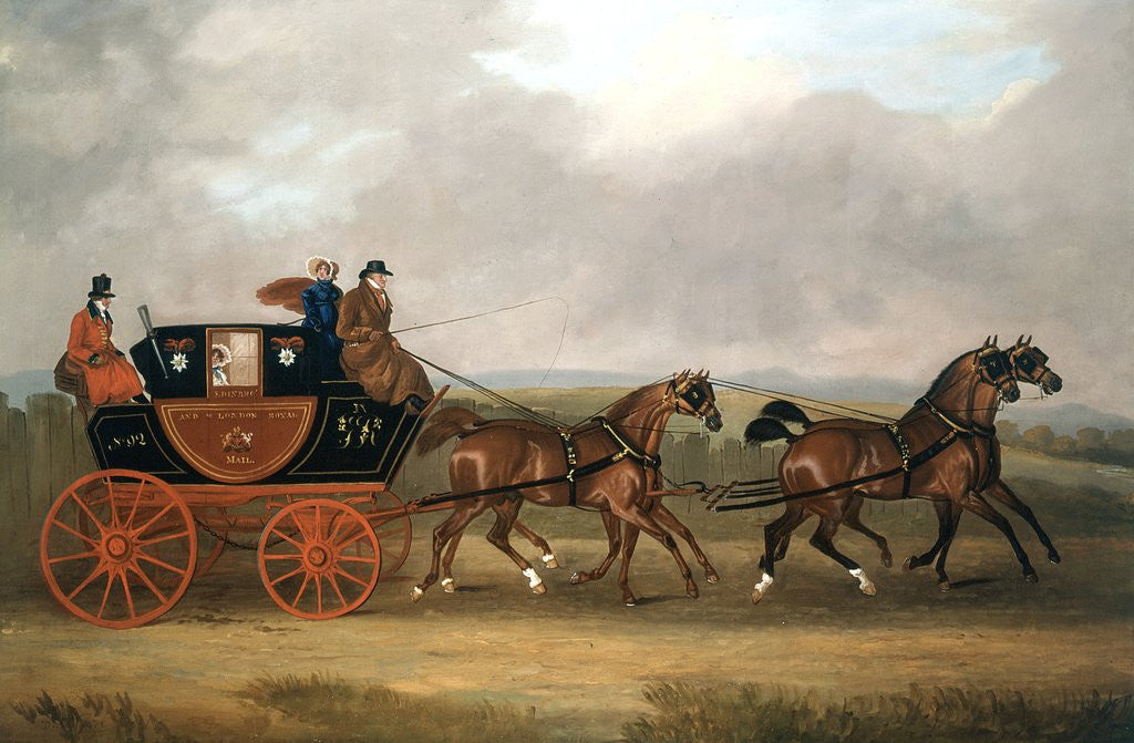 Detail of Edinburgh-London Royal Mail by Anonymous