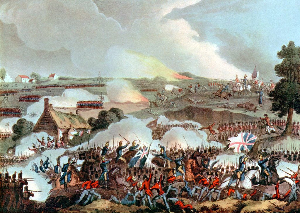 Detail of Battle of Waterloo by Anonymous