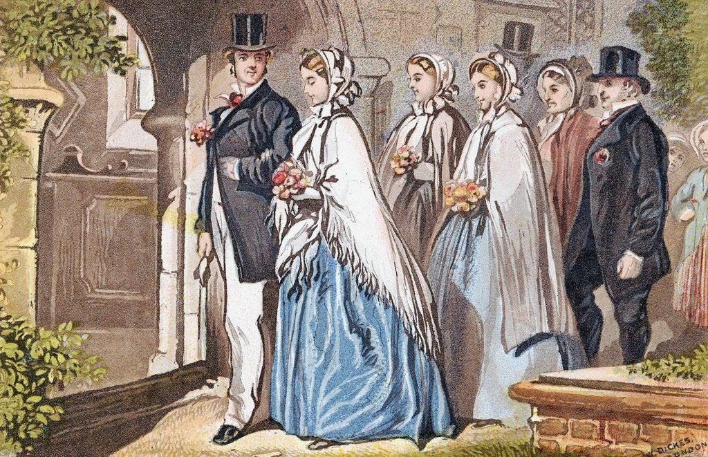 Detail of The Wedding Day by Anonymous