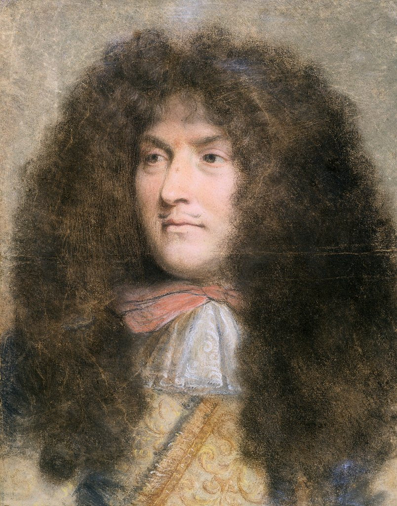 Detail of Louis XIV, King of France by Anonymous