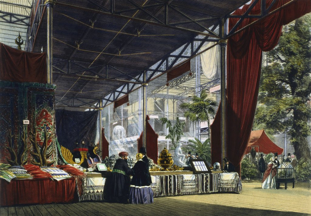 Detail of Great Exhibition, Hyde Park, London, 1851 by Anonymous