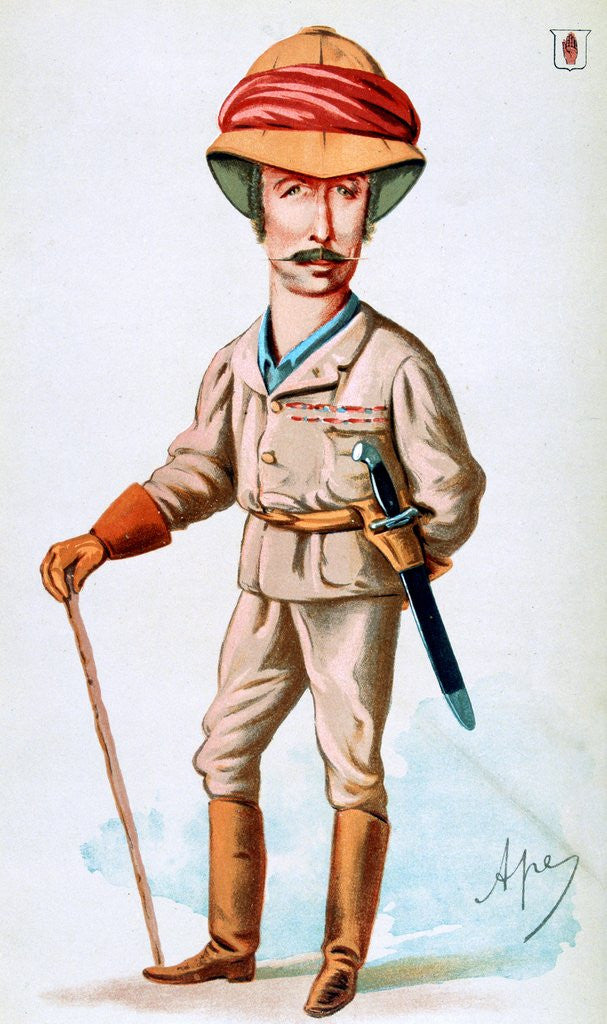 Detail of Caricature of Viscount Wolseley by Corbis