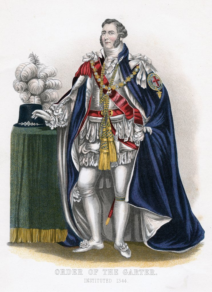 Detail of Member of the Order of the Garter by Anonymous