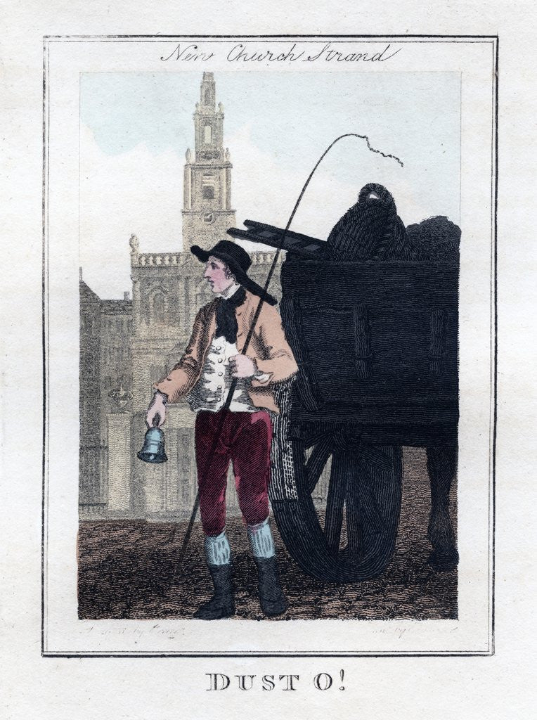 Detail of Dustman on New Church Strand by Anonymous
