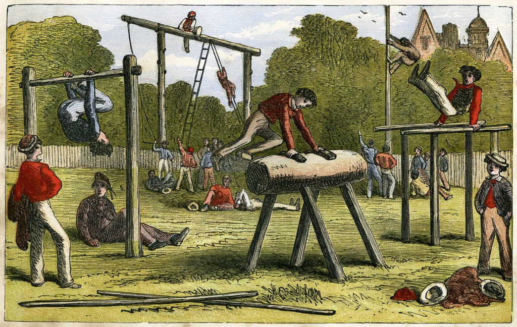 Detail of Gymnastics by Anonymous