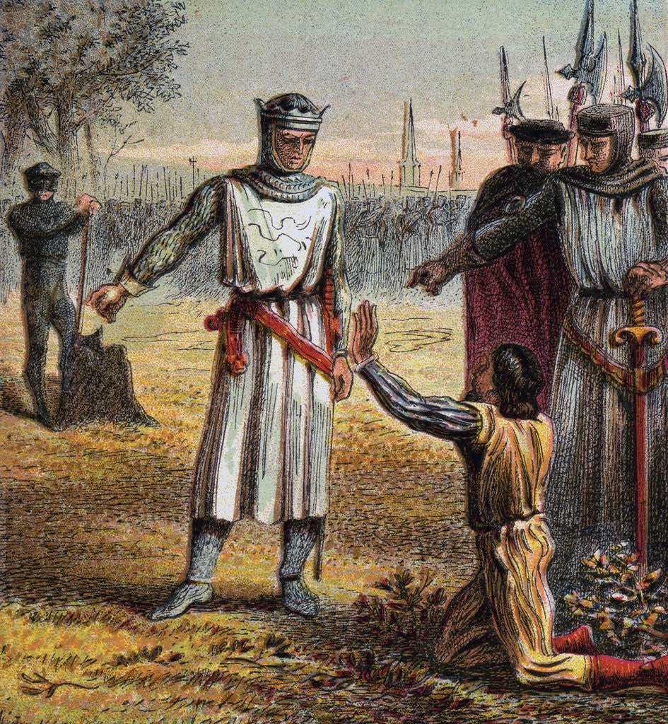 Detail of Death of Piers Gaveston by Anonymous