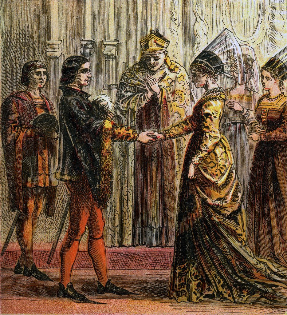 Detail of Marriage of Henry V by Anonymous