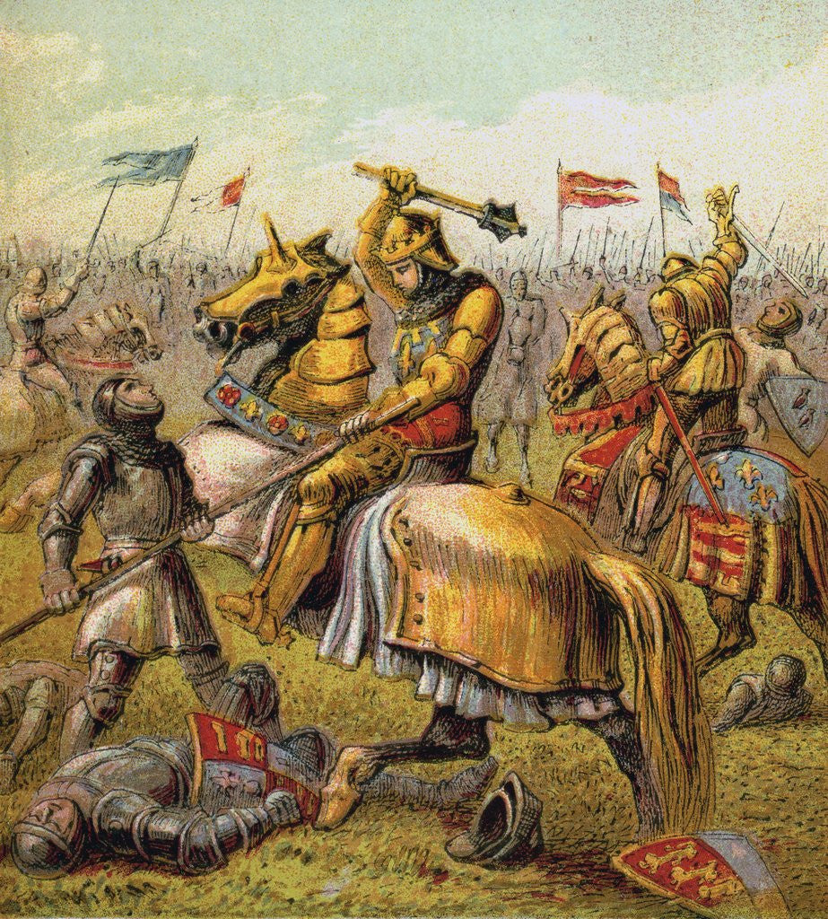 Detail of Battle during the War of the Roses by Anonymous