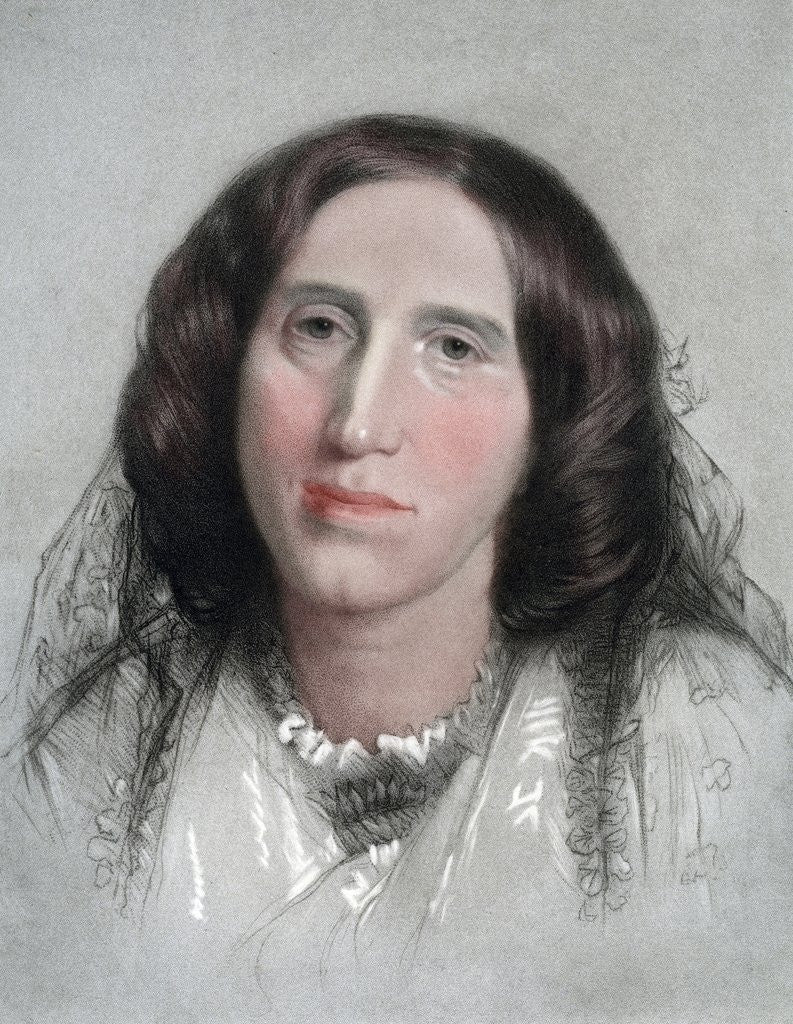 Detail of George Eliot by Anonymous