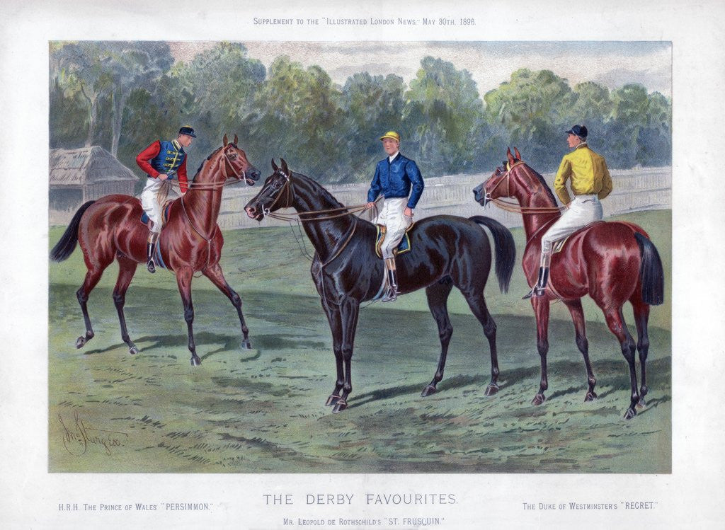 Detail of The Derby Favourites by Anonymous