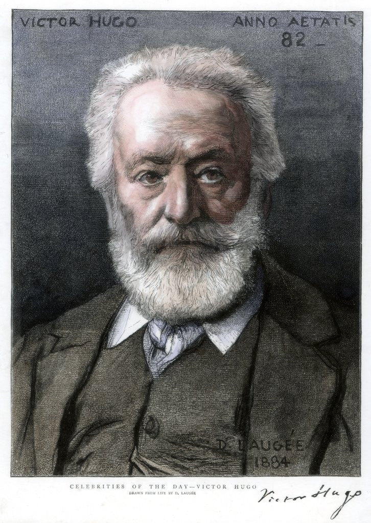 Detail of Victor Hugo by Anonymous