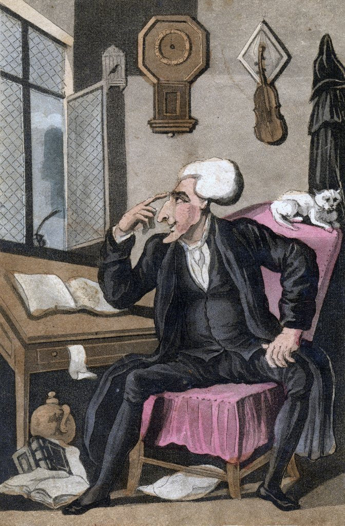 Detail of The Reverend Doctor Syntax by Anonymous