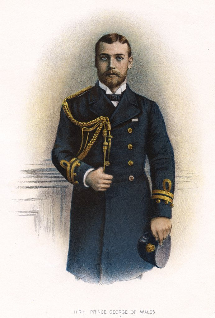 Detail of The Prince of Wales, the future King George V by Anonymous
