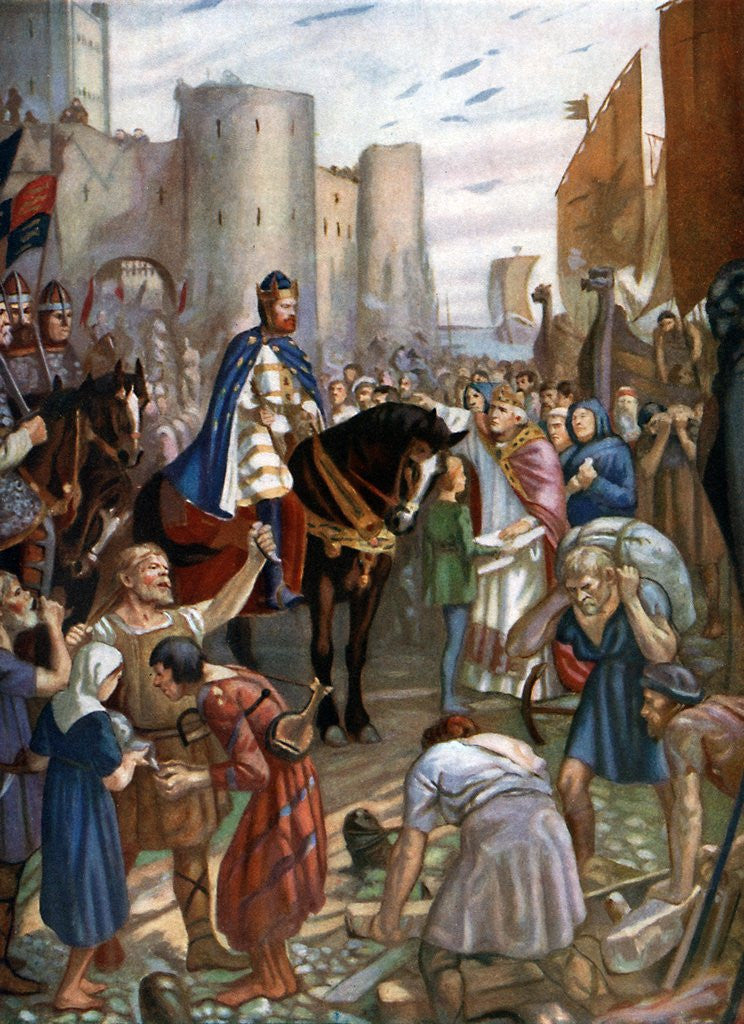 Detail of William Rufus at the Tower of London by Anonymous