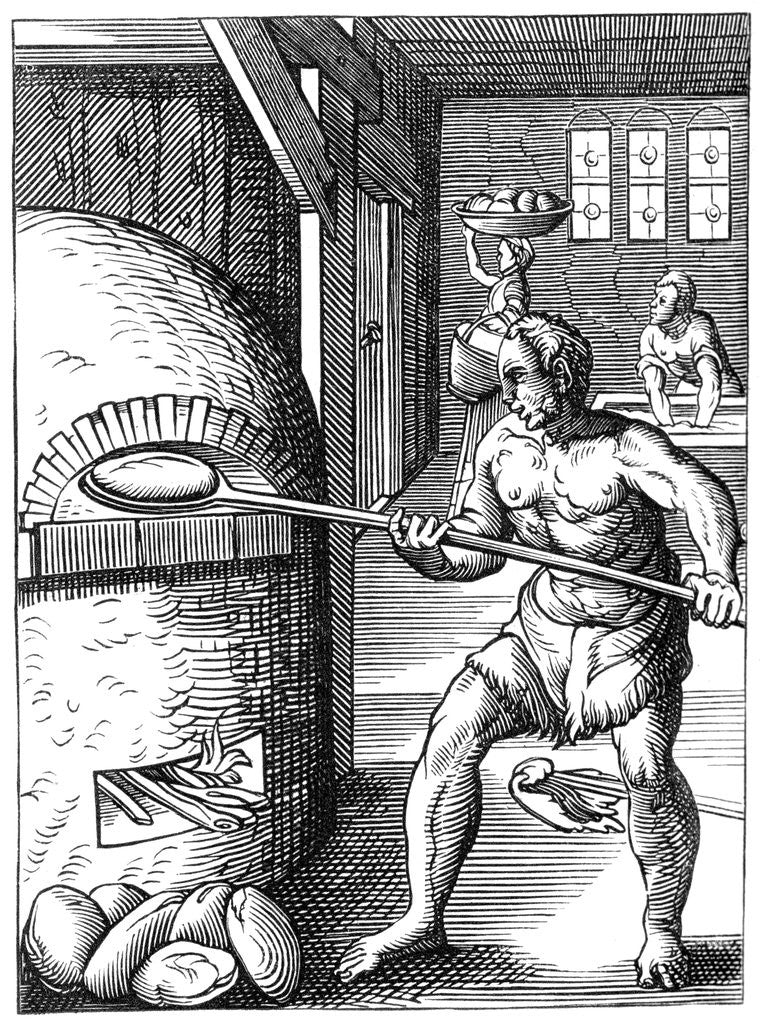 Detail of 16th century baker by Anonymous